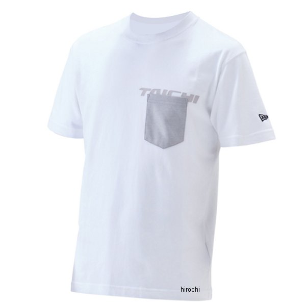 NEU004 RSタイチ Tシャツ COTTON POCKET T-SHIRT グレー/白 Sサイズ NEU004WH01S JP店
