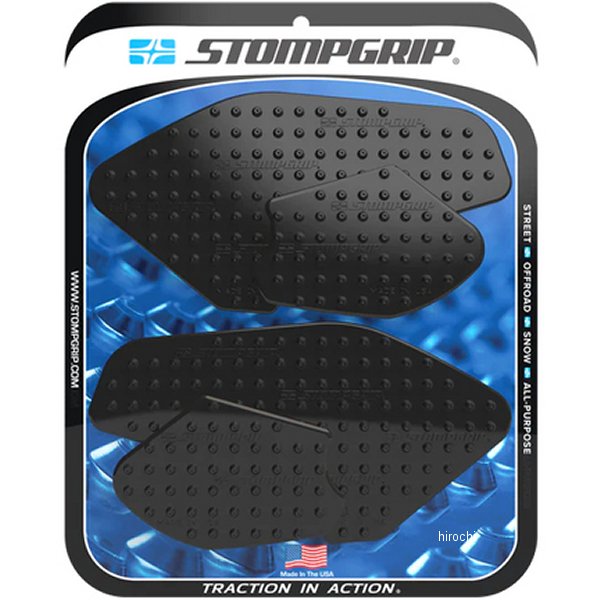 ストンプグリップ STOMPGRIP トラクションパッドタンクキット 22年-23年 MT-07 ボルケーノ 黒 55-10-01..