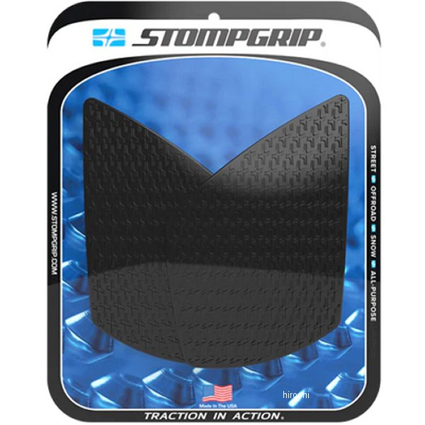 ストンプグリップ STOMPGRIP トラクションパッドタンクキット 23年-24年 トライアンフ StreetTriple675 アイコン 黒 55-14-0199B JP店