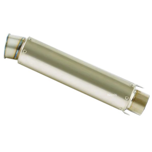 Mufflers - ナイトロレーシング ハーフポリッシュ ストレートチタンサイレンサー V-I 320mm 差込口径φ60.5マフラー対応 汎用 EX-SLT3-V1 JP店