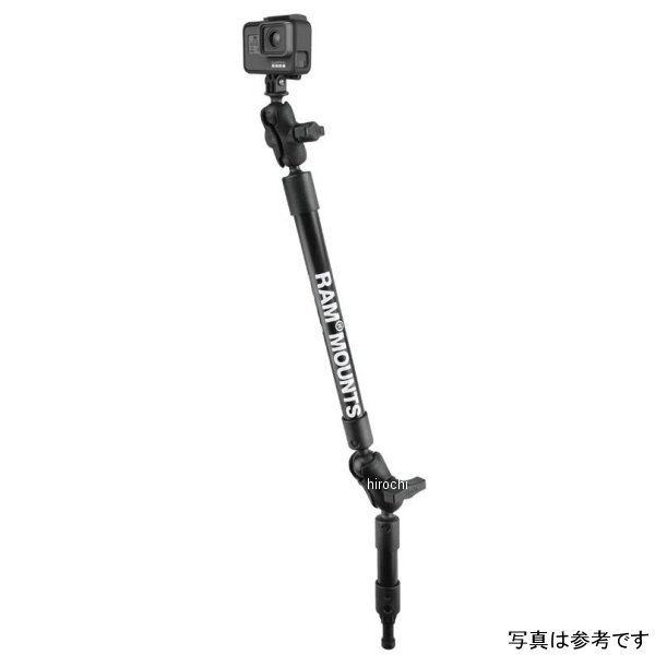 ラムマウント RAM Mounts GoProマウント＆スプラインポストセット 全長68.5cmタフポール 1＆1.5インチボール RAP-114-PSP-4-12-A-GOP1 JP店