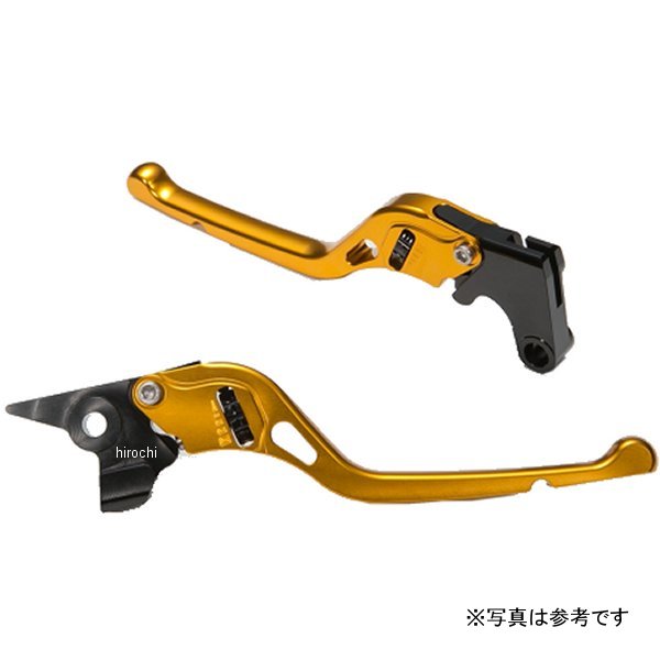 ユーカナヤ U-KANAYA ビレットレバーセット ホイールタイプ23年以降 ホンダ GB35023年以降 ホンダ GB350S適合型式:8BL-NC59カラー:ゴールド素材:6061アルミ材セット内容:レバー左右、アタッチメント、アジャスター※ご注文時にアジャスターカラーを備考欄にご指定ください。アジャスターカラーは全7色からお選びください(ブラック、ゴールド、シルバー、ブルー、レッド、チタン、グリーン)。サイズ:約173mm(レバー単体全長)仕様:レバー先端部分で約30mmの調整幅が可能です。【ホイールタイプレバーの特徴】・レバー本体の肉抜きにより軽快なデザイン・レバーと指の接触面の角を無くして従来のレバーよりも握りやすくなりました・ホイールタイプアジャスト機構によりレバーの位置を手のサイズに合わせて細かく設定できます・レバーエンド形状の最適化によりバーエンドへの接触を極力おさえる構造精密なフルマシニング加工により高級感のある仕上がりとなっています。レバー8色×アジャスター8色、合計64種類のカラーバリエーションで愛車のカスタムコーディネートに一役買います。純正のレバーと入れ替えるだけで簡単に装着可能です。車種によっては純正の部品を流用します。純正レバーと比べてレバー位置が手前にくるように調整が出来るため、手のサイズに合わせて力が掛けやすいレバー位置に設定できます。手の小さい方や純正レバーを遠くに感じていた方に特にお勧めです。カチッとしたクリック感の良いホイールアジャスターによりレバー位置を近くから遠くまで細かく調整可能。補修部品も細かく設定しているので、破損部品の供給もスムーズです。HO108-042-0302楽天 JP店　