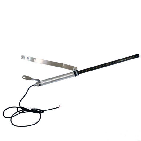 【メーカー在庫あり】 マッドマックス MAD MAX オートバイ用 旗棒黒 LED 赤 発光 フラッグポール 500mm MM50-0467-02R JP店