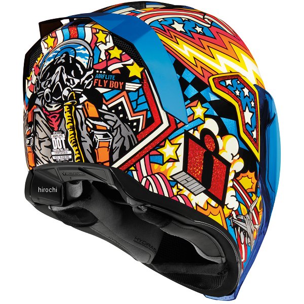 アイコン ICON フルフェイスヘルメット AIRFLITE FLYBOY 青 2XLサイズ 0101-16015 JP店