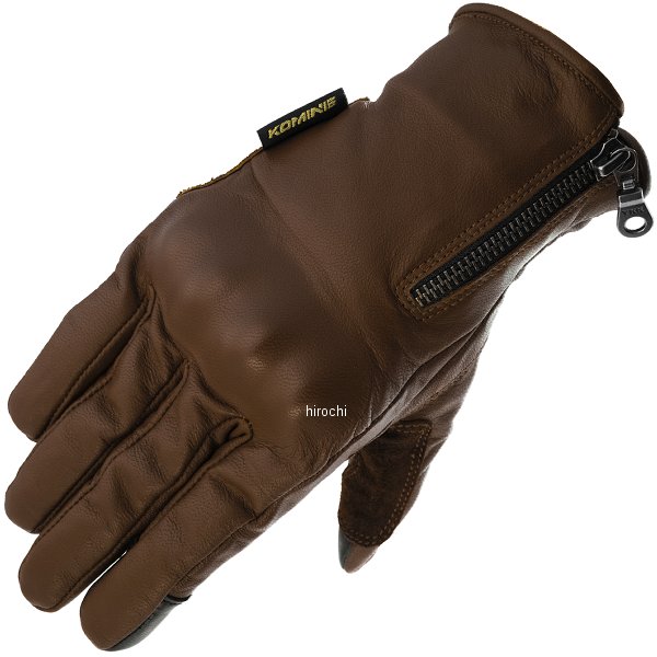 Winter Gloves - 【メーカー在庫あり】 コミネ KOMINE 秋冬モデル レザーウィンターショートグローブ Zシリーズ 茶 2XLサイズ GK-850 JP店