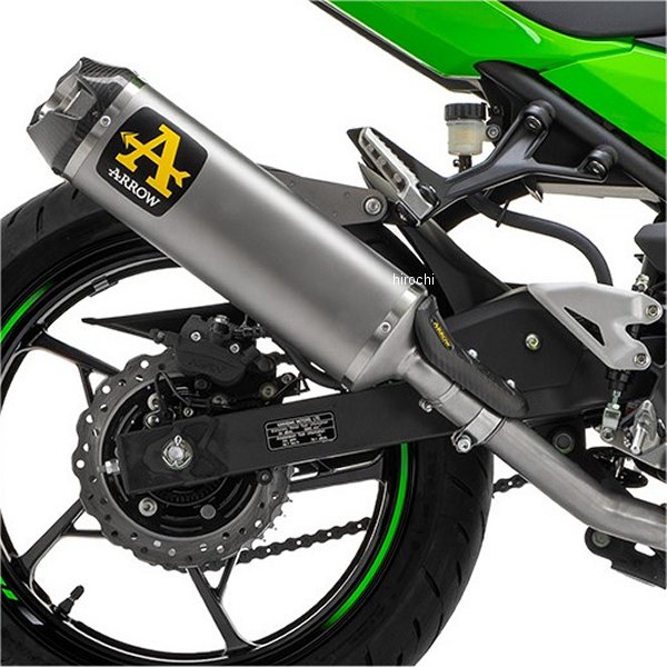 アロー ARROW フルエキゾースト Indy Race 23年 ニンジャ400 チタン 71950PK-71775MI JP店