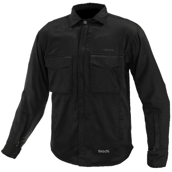 【メーカー在庫あり】 コミネ KOMINE 秋冬モデル プロテクトウォームライディングシャツ Zシリーズ 黒 ..