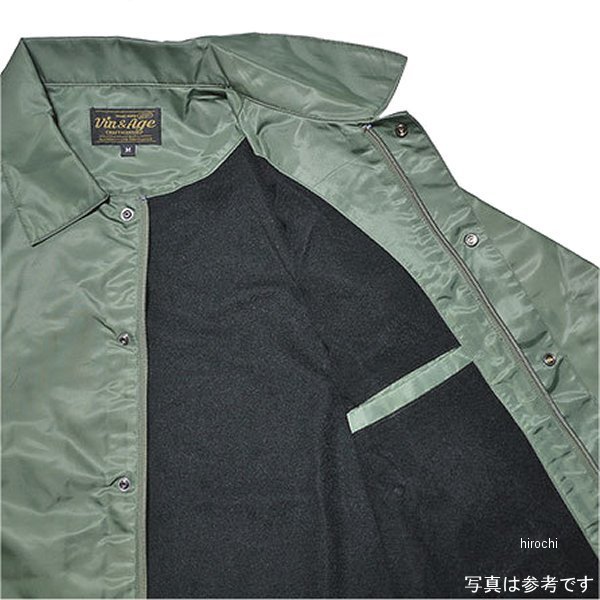 VCJ1 ヴィンアンドエイジ Vin&Age コーチジャケット ネイビー Sサイズ VCJ1-NY-S JP店