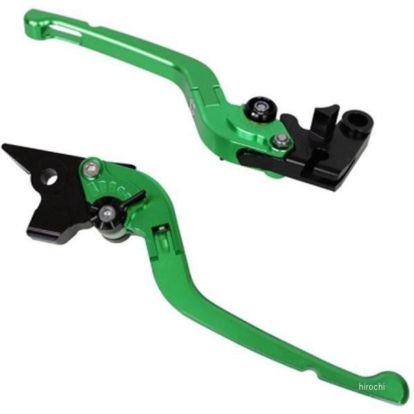 【メーカー在庫あり】 ユーカナヤ U-KANAYA アルミビレットレバーセット Rタイプ可倒式 21年以降 Ninja ZX-10R 緑 KA021-139-0707 JP店