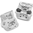 【USA在庫あり】 S&Sサイクル S&S Cycle スーパーストック シリンダーヘッド S&Sピストン用 84年-99年 Big Twin シルバー 093...