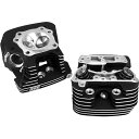 【USA在庫あり】 S&Sサイクル S&S Cycle スーパーストック シリンダーヘッド 79cc 06年-17年 Twin Cam 黒 0930-0064 ...