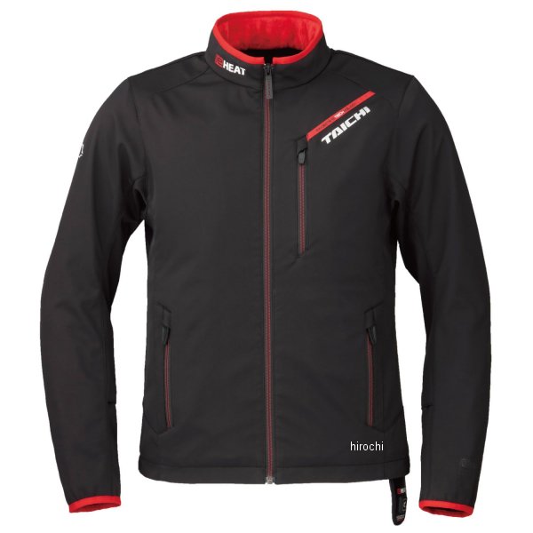 【メーカー在庫あり】 RSU637 RSタイチ 2024年秋冬モデル e-HEAT インナージャケット 黒/赤 Lサイズ RSU637BK11L JP店
