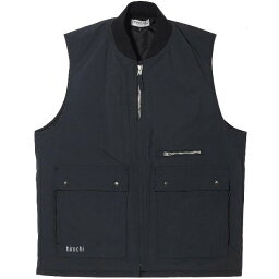 6271 カドヤ KADOYA 2023年秋冬モデル 中綿防寒ベスト LAYER VEST 黒 Lサイズ 6271-0 JP店