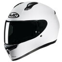 HJH232 エイチジェイシー HJC フルフェイスヘルメット C10 ソリッド 白 Lサイズ HJH232WH01L JP店