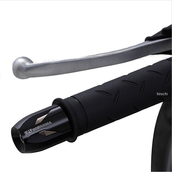 【メーカー在庫あり】 ヨシムラ ハンドルバーエンド High Line 汎用 φ14〜19 スレートグレー 696-0H6-5200 JP店