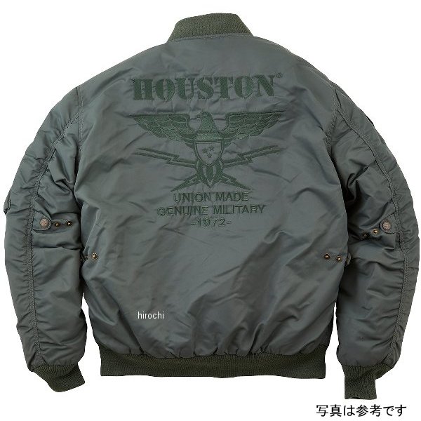 HTVA2321W ヒューストン HOUSTON 2024年秋冬モデル ジャケット MA-1 BLACK KNIGHT ...