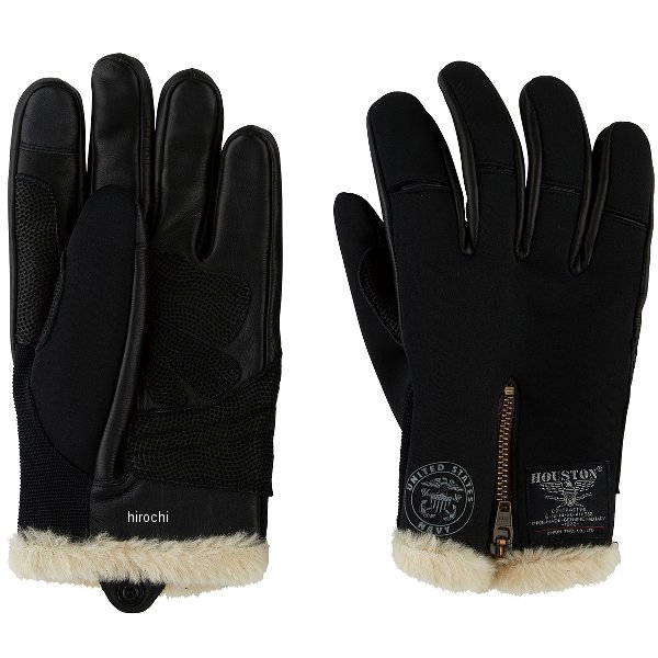 Winter Gloves - HTVG2313W ヒューストン HOUSTON 2024年秋冬モデル ウィンターグローブ N-1 黒 XLサイズ HTVG2313WBKX JP店