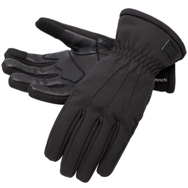 【メーカー在庫あり】 デグナー DEGNER ウィンターソフトシェルグローブ 黒 Mサイズ WG-53 JP店