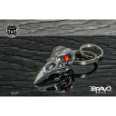 ガレージT&F Bravo Bells(ブラボーベル) Raven Skull Diamond Keychain(レイブンスカル(烏の骸骨)ダイヤモンドキーホルダー) BBK-14 JP店