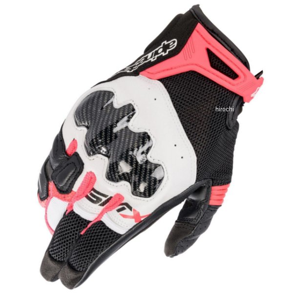 Gloves - アルパインスターズ 春夏モデル STELLA SMX-R グローブ レディース 黒/白/ディーバピンク Lサイズ 3597222 JP店