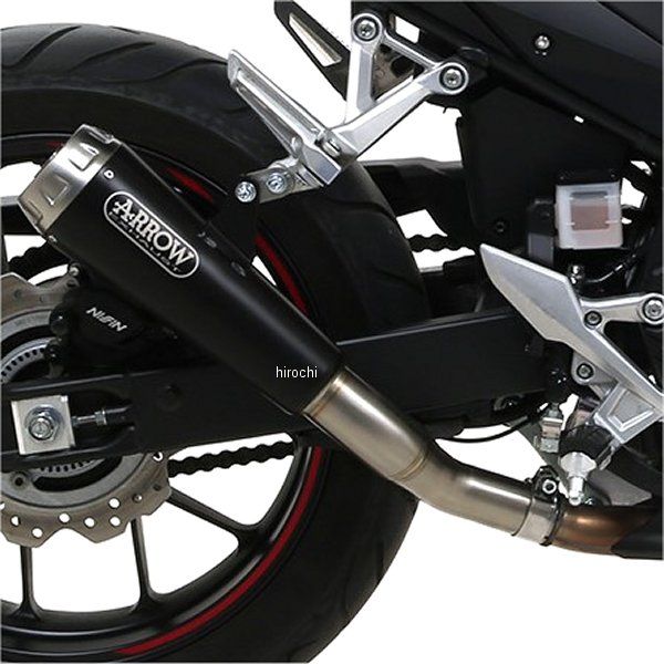 アロー ARROW スリップオンマフラー Pro-Race 19年-22年 CBR400R ニクロムダーク ステンエンド 71901PRN JP店
