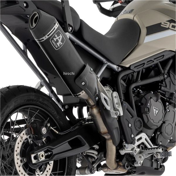 アロー ARROW スリップオンマフラー Veloce 20年-23年 TIGER900Rally ARAGON アルミダーク ヒートシールド付き 72504VAN-900RallyARAGON JP店