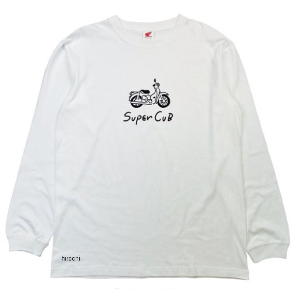 Men'S - ホンダ SCラインタッチ長袖Tシャツ 白 Mサイズ 2302HD01-53 JP店