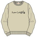 ホンダ SCライティングスーパーカブプリントスウェットシャツ ベージュ Mサイズ 2302HD02-57 JP店