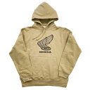 ホンダ レトロウイングマークパーカ Dベージュ Mサイズ 2302HD02-58 JP店