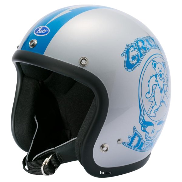 【メーカー在庫あり】 ブコ BUCO ジェットヘルメット エクストラブコ グレートフルデッドベア シルバー XLサイズ 0107EBCGFD086 JP店