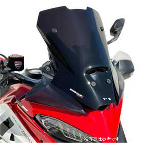 0307033-xx アルマックス ERMAX スポーツスクリーン 21年-23年 ムルティストラーダV4 ライトブラック 0307033-03 JP店