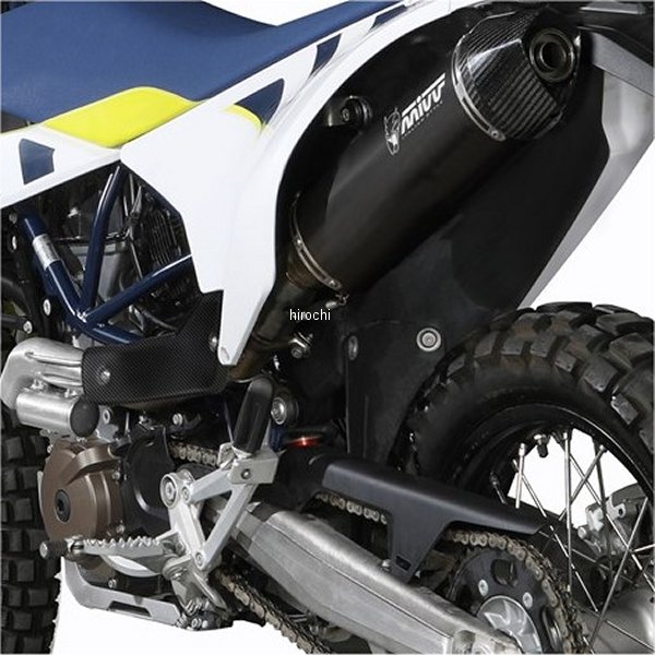 ミヴ Mivv スリップオンマフラー 触媒なし STR-1 21年-23年 701Supermoto ステンブラック M.HU.010.LXBC-701SM JP店