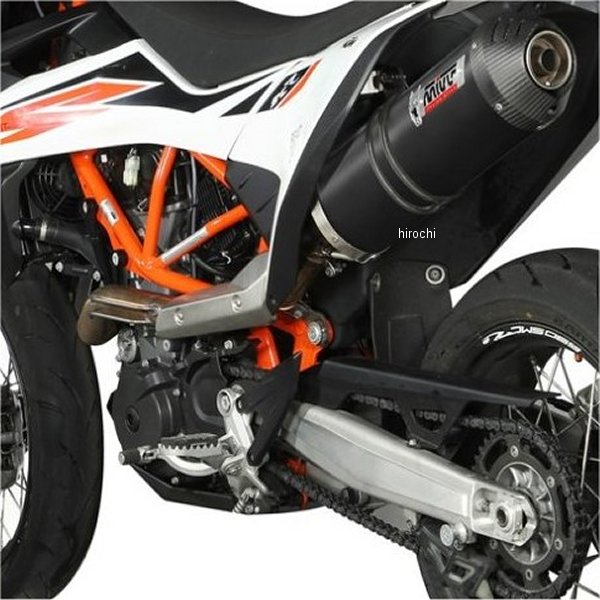 ミヴ Mivv スリップオンマフラー OVAL BLACK 触媒なし 19年-23年 690EnduroR ブラックステンレス KT.023.LVC-690EnduroR JP店