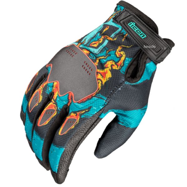 アイコン ICON 春夏モデル グローブ フーリガン マンチーズ ティール 3Xサイズ 3301-4801 JP店