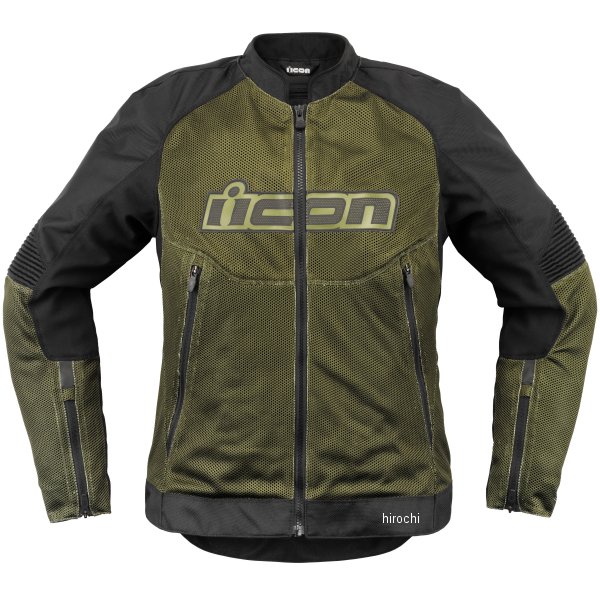 アイコン ICON 春夏モデル ジャケット WOMEN オーバーロード3 メッシュ レディース グリーン XLサイズ 2822-1589 JP店