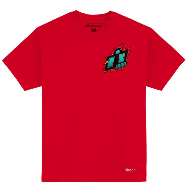 アイコン ICON 春夏モデル Tシャツ マンチーズ 赤 Sサイズ 3030-24085 JP店