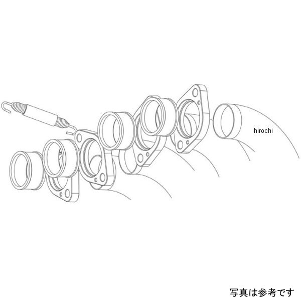 アクラポビッチ AKRAPOVIC フランジインナースリーブ 02年-06年 VTR1000SP-2 P-27 JP店