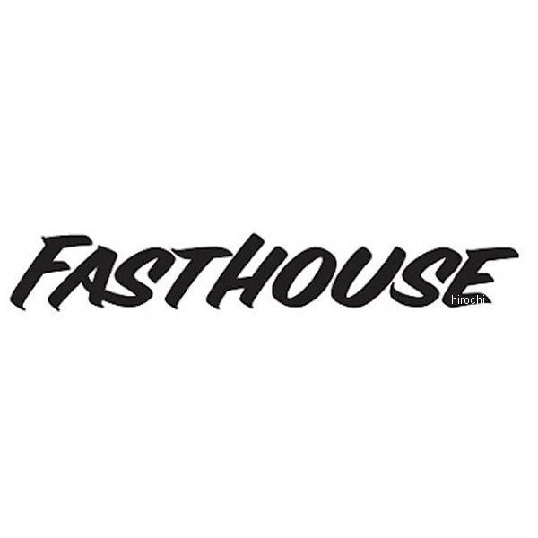 【メーカー在庫あり】 ファストハウス FASTHOUSE ダイカットステッカー 黒 9007-0030 JP店