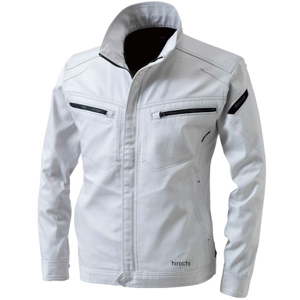 TSデザイン レイヤードツイルロングスリーブジャケットサイズ:Lカラー:シルバーグレー素材:TSレイヤードツイル(導電繊維混入)混率:綿50％・ポリエステル50％【仕様説明】・高品質の日本製素材・ハイブリッド新素材「TS LAYERED TWILL」使用・デニムライクな素材感・高耐久ストレッチ・ユニセックス仕様・マルチスリーブポケット付きポリウレタンを使うことなくストレッチ性を実現。高耐久ストレッチでデニムライクなエコ素材にリニューアル。5316楽天 JP店　