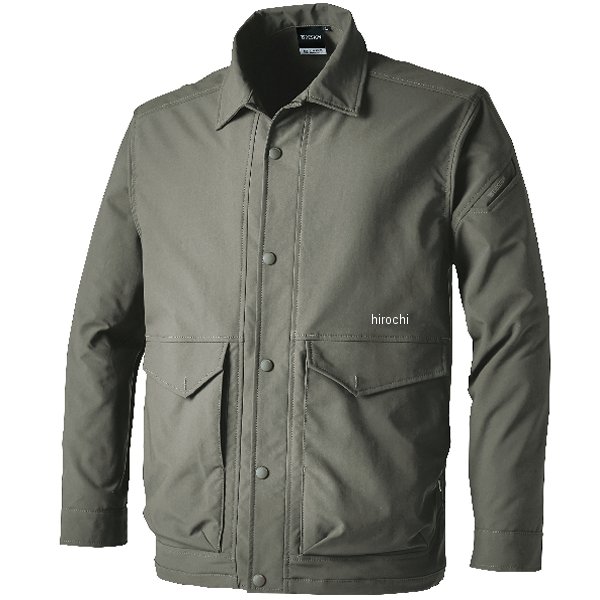 【メーカー在庫あり】 TSデザイン エコハイブリッドダブルクロスコーチジャケット セージグリーン Sサ..