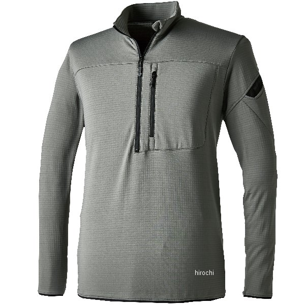 【メーカー在庫あり】 TSデザイン ウォームエアハーフジップシャツ セージグリーン Lサイズ 85251 JP店