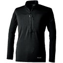 【メーカー在庫あり】 TSデザイン ウォームエアハーフジップシャツ 黒 SSサイズ 85251 JP店(2)