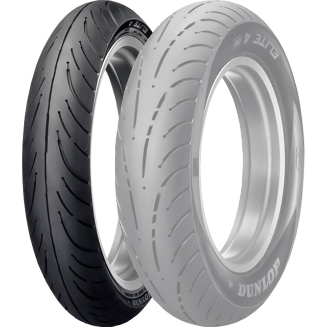Tire - 【メーカー在庫あり】 ダンロップ DUNLOP ELITE4 130/70R18 M/C 63H TL フロント 328799 JP店