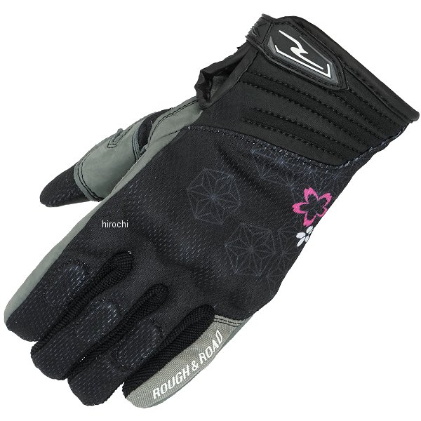 ラフ&ロード 春夏モデル コンフォートナックルグローブ サクラブラック レディース WLサイズ RR8026SK-BKL3 JP店