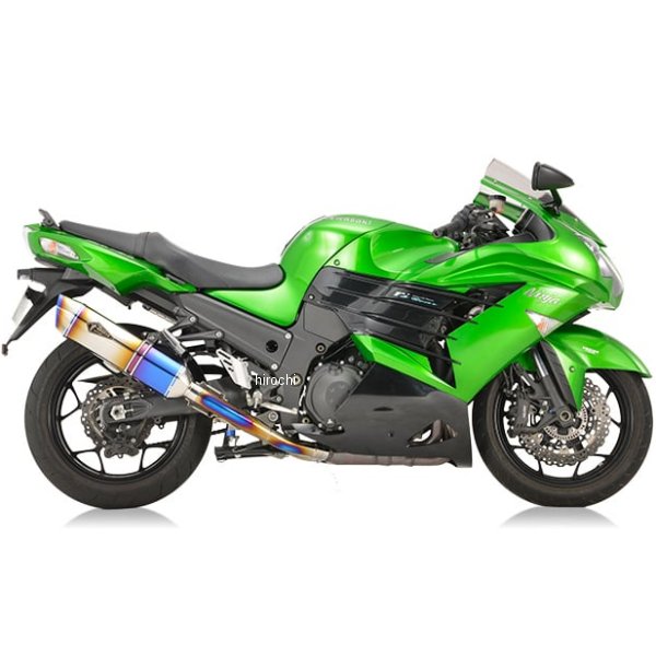 アールズギア r's gear スリップオンマフラー リアルスペック ツイン 12年-20年 ニンジャ ZX-14R チタンドラッグブルー RK29-T3SD JP店