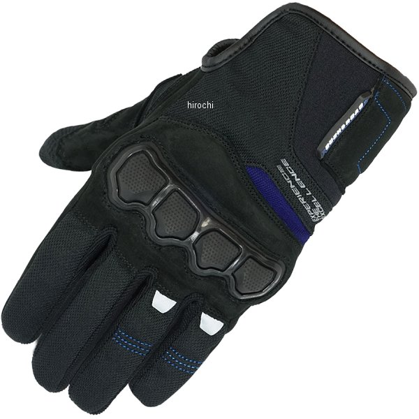 【メーカー在庫あり】 ラフ&ロード 春夏モデル ナックルガードグローブ 黒/青 Lサイズ RR8030BK/BL3 JP店