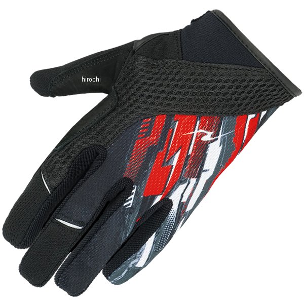 【メーカー在庫あり】 ラフ&ロード 春夏モデル ライディングメッシュグローブ スピードレッド LLサイズ RR8421SPD-RD4 JP店
