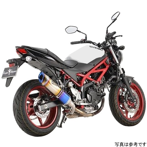 アールズギア r's gear スリップオンマフラー リアルスペック 17年- SV650/X チタンドラッグブルー RS18-T3SD JP店