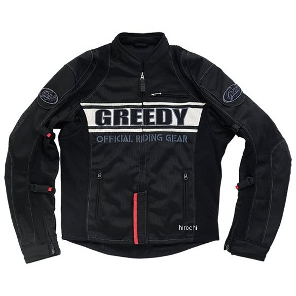 GNS-053 グリーディー GREEDY 春夏モデル クラシックスポーツメッシュジャケット 黒 LLサイズ GRGNS053BKX JP店