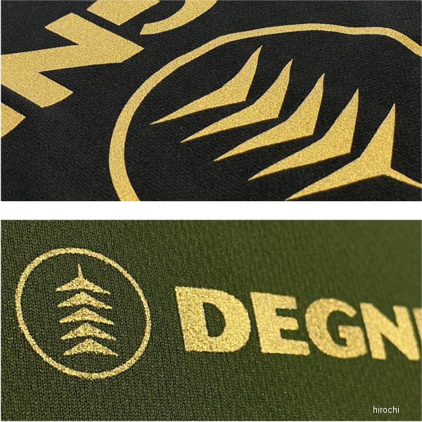 デグナー DEGNER 2024年春夏モデル ロゴ入りドライTシャツ ミックスグレー/白 Mサイズ 24TS-3 JP店